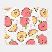 Fruit Illustratie Fleece Deken (Voorkant (Horizontaal))