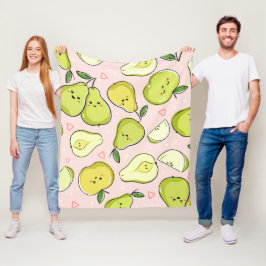 Fruit Illustratie Fleece Deken