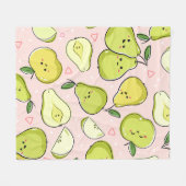 Fruit Illustratie Fleece Deken (Voorkant (Horizontaal))