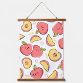Fruit Illustratie Hangend Wandkleed (Voorkant)