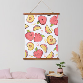 Fruit Illustratie Hangend Wandkleed