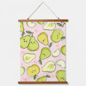 Fruit Illustratie Hangend Wandkleed (Voorkant)