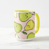 Fruit Illustratie Kunstwerk Mok (Voorkant rechts)
