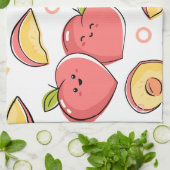 Fruit Illustratie Theedoek (Gevouwen)
