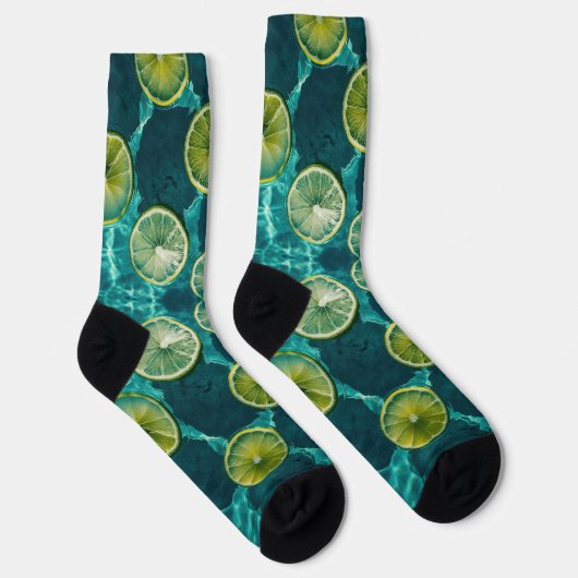 Fruit in Water 3D-stijl van Trreal Sokken (Rechts)