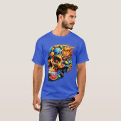 Fruit Inferno schedel T-shirt (Voorkant volledig)
