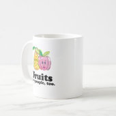 Fruit is ook mensen koffiemok (Voorkant links)