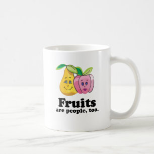 Fruit is ook mensen koffiemok