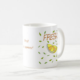 Fruit is zomer Minimalistische Cute Koffiemok