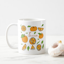 Fruit is zomer Minimalistische Cute Koffiemok