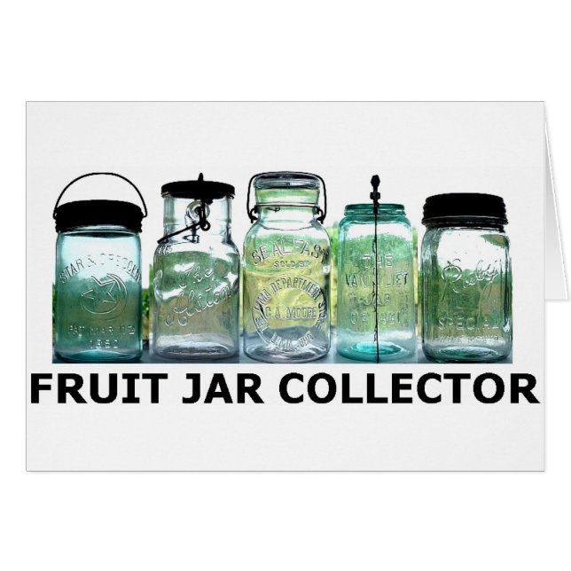 Fruit Jar Collector  Mason Canning Jars (Voorkant Horizontaal)
