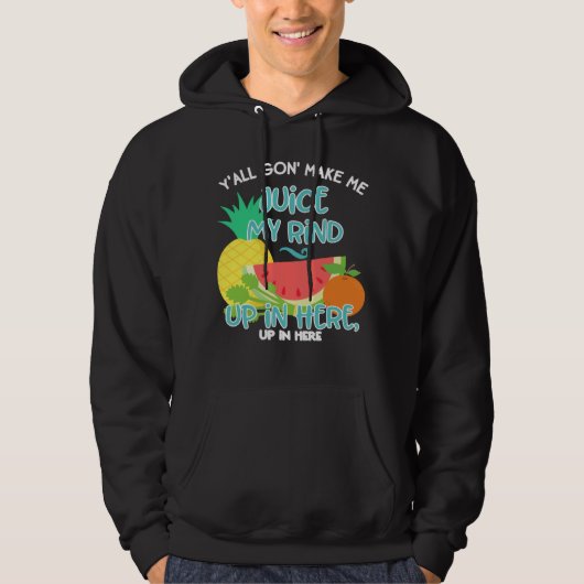 Fruit Juicing Quote Celery Juice Healthy Living De Hoodie (Voorkant)