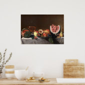 Fruit & karafe - Pensionante del Saraceni Fine Art Poster (Keuken)