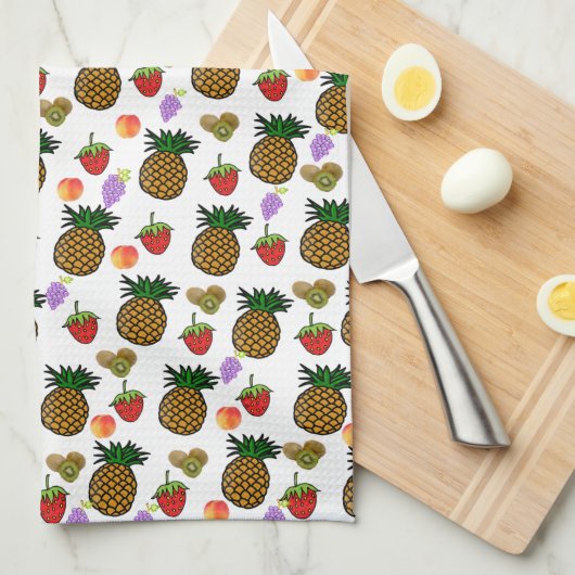 Fruit keukenhanddoek (Quarter Fold)