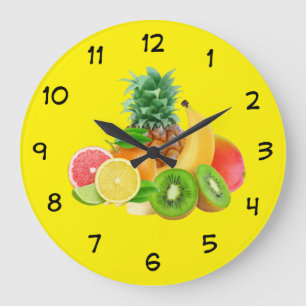 Fruit Kitchen Clock Grote Klok