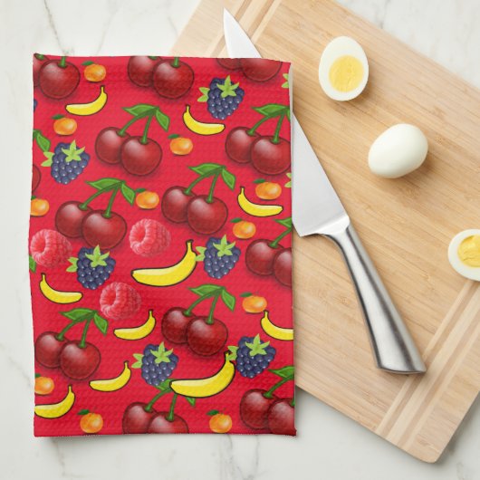 Fruit Kitchen Hand Towel Theedoek (Quarter Fold)