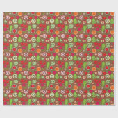 Fruit Kitchen Pattern Cadeaupapier (Vlak)