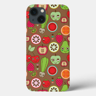 Fruit Kitchen Pattern iPhone 13 Hoesje