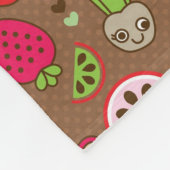 Fruit Kitchen Pattern Fleece Deken (Hoek)