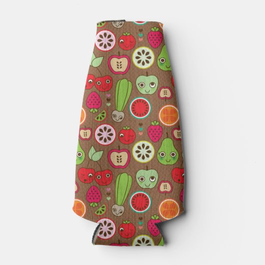 Fruit Kitchen Pattern Flesjeskoeler (Voorkant)