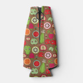 Fruit Kitchen Pattern Flesjeskoeler (Achterkant)