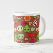 Fruit Kitchen Pattern Grote Koffiekop (Voorkant rechts)