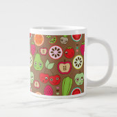 Fruit Kitchen Pattern Grote Koffiekop (Rechts)