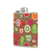 Fruit Kitchen Pattern Heupfles (Links)