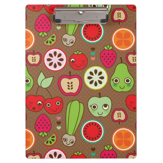 Fruit Kitchen Pattern Klembord (Voorkant)