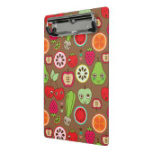 Fruit Kitchen Pattern Mini Klembord (Angled2)