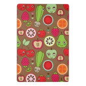 Fruit Kitchen Pattern Mini Klembord (Achterkant)