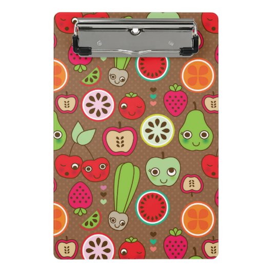 Fruit Kitchen Pattern Mini Klembord (Voorkant)