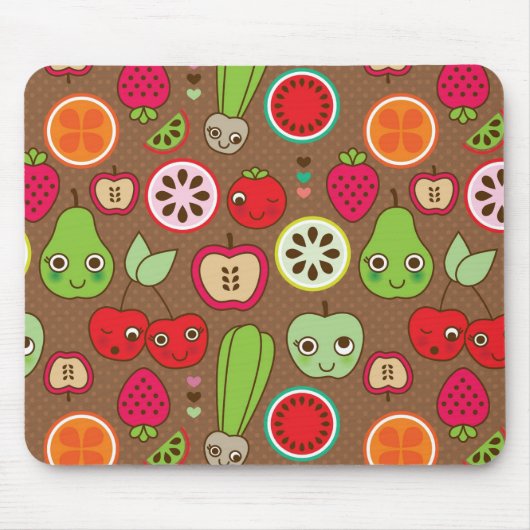 Fruit Kitchen Pattern Muismat (Voorkant)