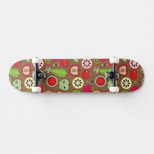 Fruit Kitchen Pattern Persoonlijk Skateboard (Horizontaal)