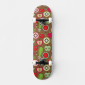 Fruit Kitchen Pattern Persoonlijk Skateboard (Voorkant)