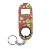 Fruit Kitchen Pattern Sleutelhanger Flessenopener (Voorkant)