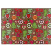 Fruit Kitchen Pattern Snijplank (Voorkant)