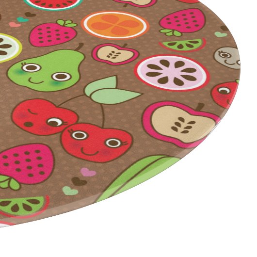 Fruit Kitchen Pattern Snijplank (Hoek)