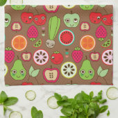 Fruit Kitchen Pattern Theedoek (Gevouwen)