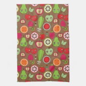 Fruit Kitchen Pattern Theedoek (Verticaal)