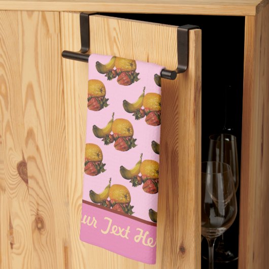 Fruit Kitchen Towelen - Optionele personalisatie Theedoek (Derde Gevouwen)