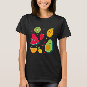 Fruit Kostuum Sweet Tea Fruit Salade Mannen Vrouwe T-shirt