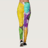Fruit Kunst Arrangement Leggings (Achterkant)