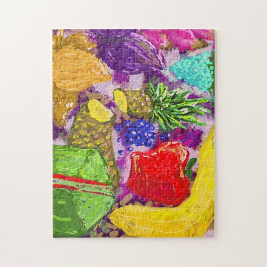Fruit Kunst Arrangement Legpuzzel (Verticaal)