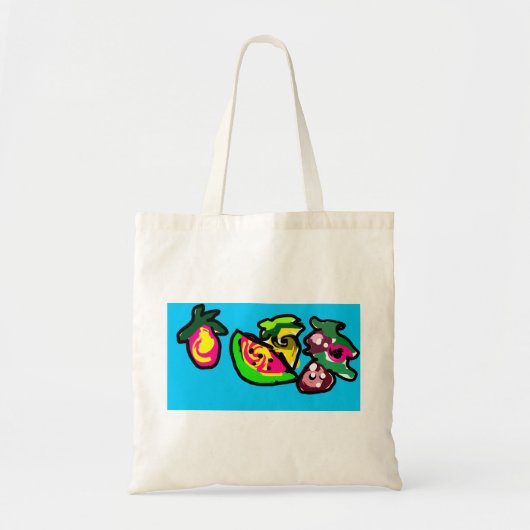Fruit kunst leuk  tote bag (Voorkant)