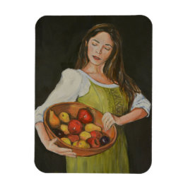 Fruit Lady Art Flexible Magnet Magneet