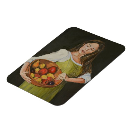 Fruit Lady Art Flexible Magnet Magneet (Linkerzijde)