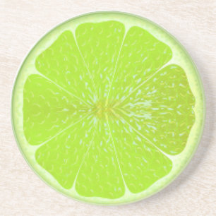 Fruit - Limoen: Zandsteen Onderzetter