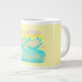 Fruit loop art mistige magische ananas grote koffiekop (Voorkant rechts)