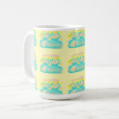 Fruit loop art mistige magische ananas koffiemok (Voorkant links)